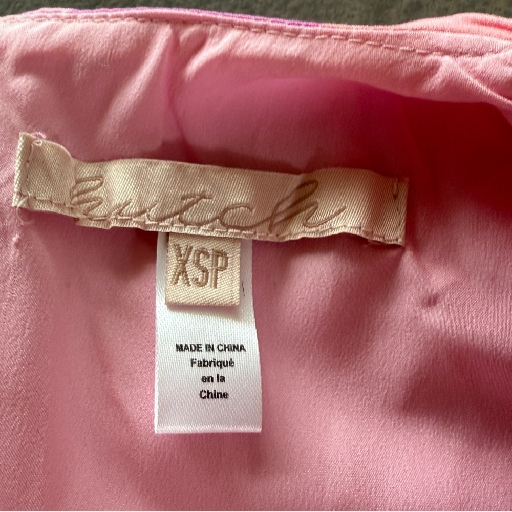 Hutch Women's Pink Ombre Puff Sleeve Mini Dress - Picture 6 of 13